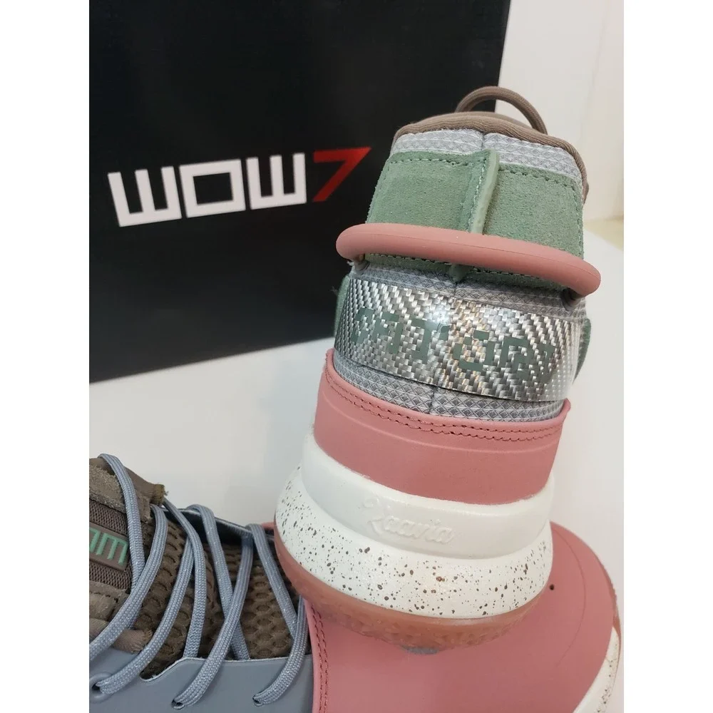 Li Ning WOW 7 Way of Wade 7 Satori - Size 11.5  ABANO79-11‎ Salmon/Gray/Green/Br